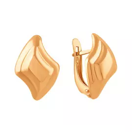 Серьги с английским замком из золота 25-0608-11-00