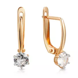 Серьги с английским замком из золота 26611667000