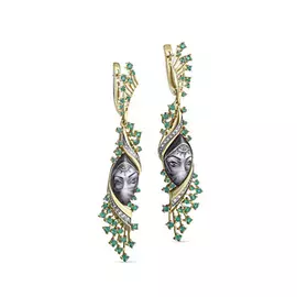 Серьги с английским замком из золота 2-2101-1922