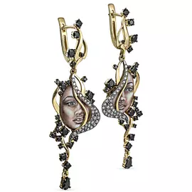 Серьги с английским замком из золота 2-2102-8922