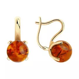 Серьги с английским замком из золота 51-320-00767-1