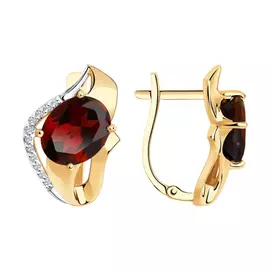 Серьги с английским замком из золота 51-320-00923-1