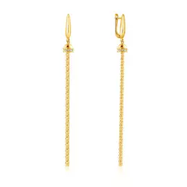 Серьги с английским замком из золота 56301907000