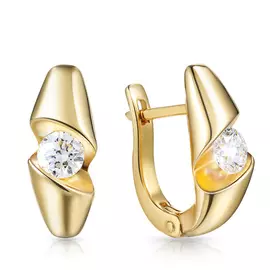 Серьги с английским замком из золота 56319211000