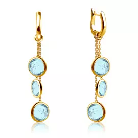 Серьги с английским замком из золота 56516087000