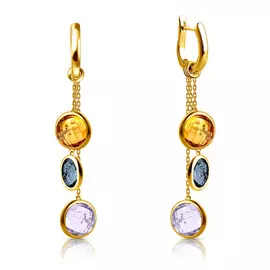 Серьги с английским замком из золота 56516337000