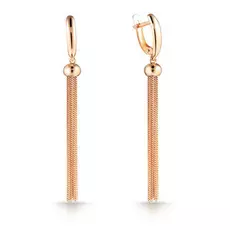 Серьги с английским замком из золота 16610124000