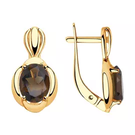 Серьги с английским замком из золота 51-320-00170-3