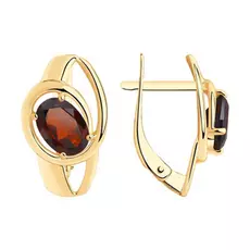 Серьги с английским замком из золота 51-320-00805-1