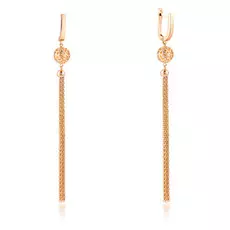 Серьги с английским замком из золота 16500236000