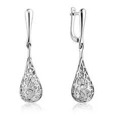 Серьги с английским замком из золота 66311743000