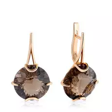 Серьги с английским замком из золота 021099Р