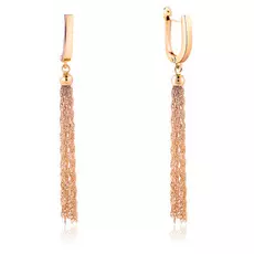 Серьги с английским замком из золота 16500076000