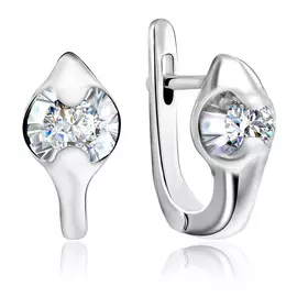 Серьги с английским замком из золота 66319746000