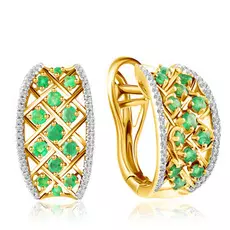 Серьги с английским замком из золота D0001645306000