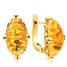 Серьги с английским замком из золота 56316393000