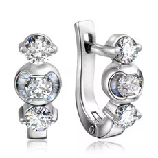 Серьги с английским замком из золота 66319385000