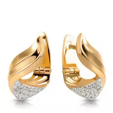 Серьги с английским замком из золота С132-4215