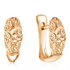 Серьги с английским замком из золота 01С0110168