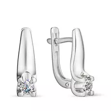 Серьги с английским замком из золота 22961-200