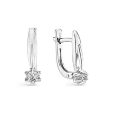 Серьги с английским замком из золота 22797-200