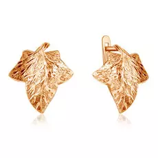 Серьги с английским замком из золота 01С713462