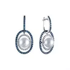 Серьги с английским замком из золота E34275G_SR_BT_WP_WG