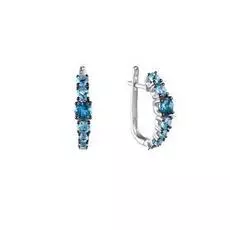 Серьги с английским замком из золота AAS-3833E_SR_BT_LT_WG