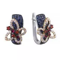 Серьги с английским замком из золота MR17801E_SR_GLSA_OS_RU_WG