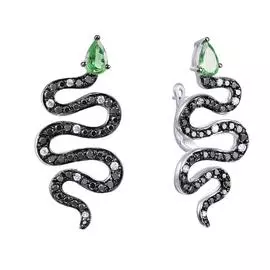 Серьги с английским замком из золота E0002746B01_DB_TV_WG