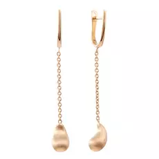 Серьги с английским замком из золота 23011807_SR_YG