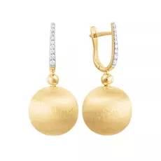 Серьги с английским замком из золота 23330903_YGDW_SR_YG