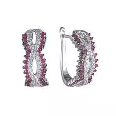 Серьги с английским замком из золота ME32422-WD-RU_SR_RU_WG