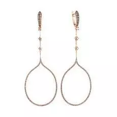 Серьги с английским замком из золота 8901752_SR_DN_PINK