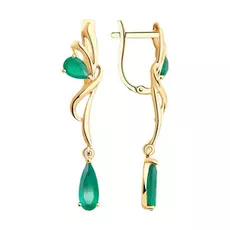 Серьги с английским замком из золота 51-321-00592-3