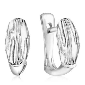 Серьги с английским замком из золота 01С0210171