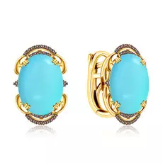 Серьги с английским замком из золота D0000875306000