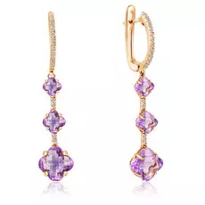 Серьги с английским замком из золота D0001551306000