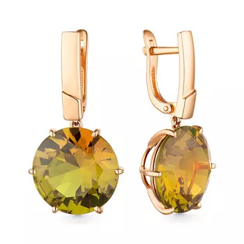 Серьги с английским замком из золота 21803307