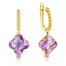 Серьги с английским замком из золота D0001565306000