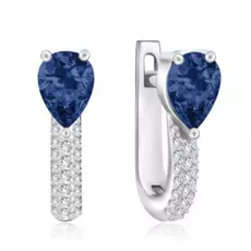 Серьги с английским замком из золота 01С625426