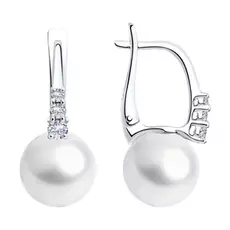 Серьги с английским замком из золота 792246