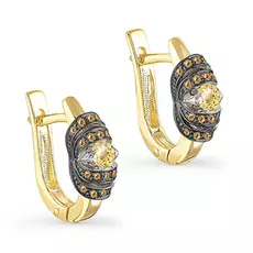 Серьги с английским замком из золота 12-2771-9200