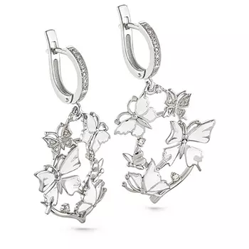 Серьги с английским замком из золота 12-1793-1010