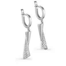 Серьги с английским замком из золота 12-1778-1000