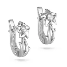 Серьги с английским замком из золота 12-1834-1000