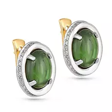 Серьги с английским замком из золота 12-2717-5200