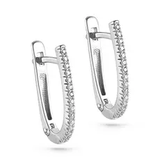 Серьги с английским замком из золота 2-1085-1000