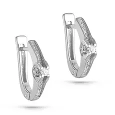 Серьги с английским замком из золота 2-1088-1000