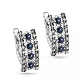 Серьги с английским замком из золота 12-11026-1100